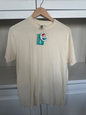 Comfort Colors Cream Short Sleeve Crew Neck Tee